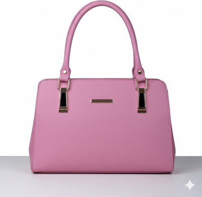 ifa galaxy Pink Hand-held Bag Trendy Pink Faux Leather Handbag for Women