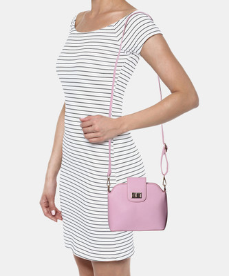 LINO PERROS Pink Sling Bag LWSL00509PINK