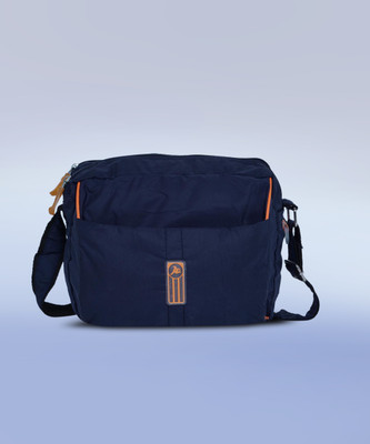 NFI essentials Blue Sling Bag Men's Stylish Sling Bag | Cross Body Bag for Travel Office