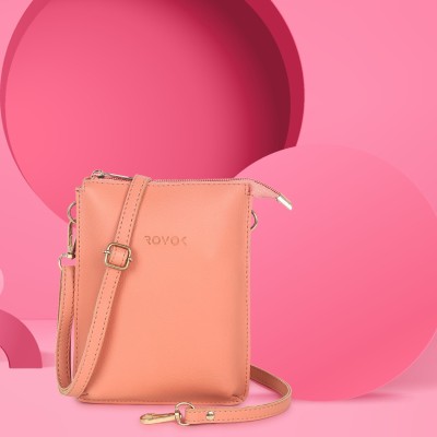 Rovok Pink Sling Bag MOBILE POUCH SLING BAG