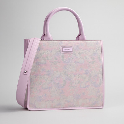LINO PERROS Purple Satchel Women Lavender Handbag