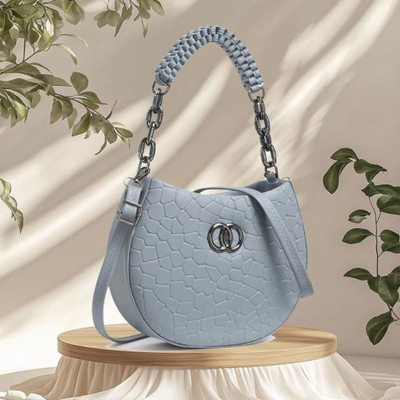 Nariox Grey Sling Bag Women designer Partywear sling bag ladies purse