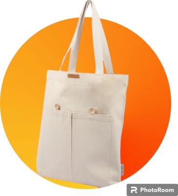 ZAIDAN White Tote Women Tote Bag Canvas Organic cotton Handbag(Pack of 3)