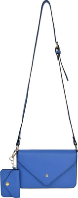 HORRA Blue Sling Bag Womens Casual Envelope Sling Bag - Blue
