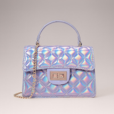 LINO PERROS Silver Satchel Women Silver Sachtel Bag