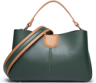 Jagget Green Hand-held Bag Leather Crossbody Bag