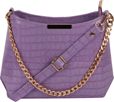 GM CREATIONS Purple Sling Bag GM0025