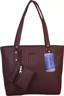 Springberry Tan Tote PLo12