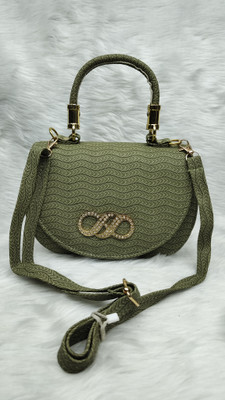 SIZI CREATION Green Hand-held Bag SZ0097