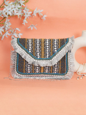 Fabbhue Multicolor Sling Bag Stylish Women Handembrodry Handmade Women Bags