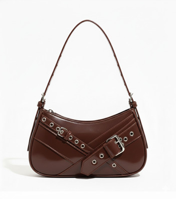 NAIRA Gold Sling Bag Red Women Sling Bag Elegant PU Leather Shoulder Bag – Stylish & Durable.