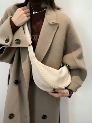 LIZIQI White Sling Bag Trendy designer mini hobo for women