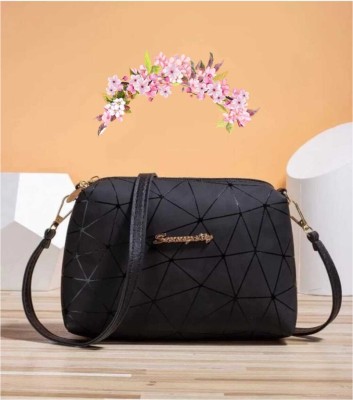 TCRAZY Black Sling Bag LS-223-SLNBG-MKRI-PRNT-BLCK5_19