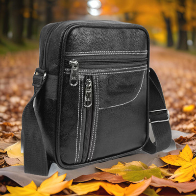 JairaJ Black Sling Bag Men Sling Bag extra large