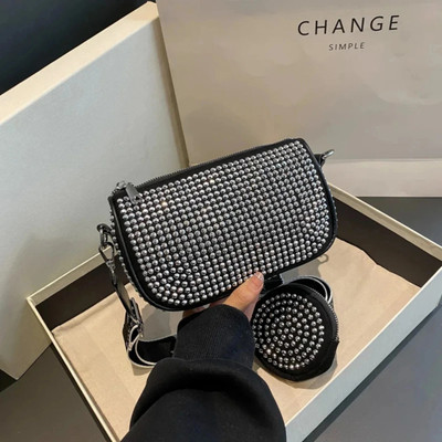 Fantastiqo Silver Sling Bag Stylish women slings bags