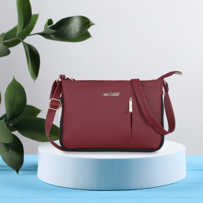 nicoberry Maroon Sling Bag SL487