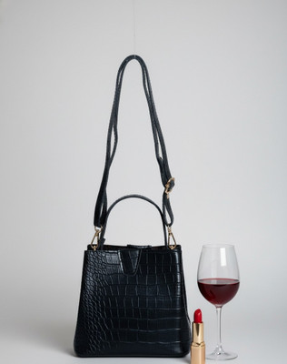 DONICY Black Sling Bag Stylish classical trendy bag
