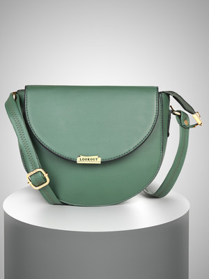 Lookout Fashion Green Sling Bag Women Sling Trendy Handbag