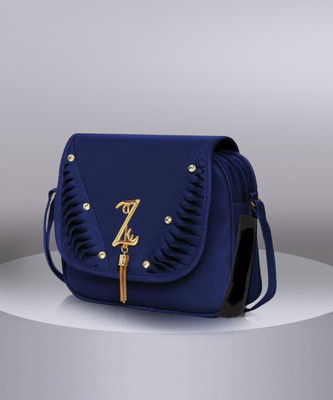 rizq fashion Blue Sling Bag college girls blue color sling bags girls & wpmen
