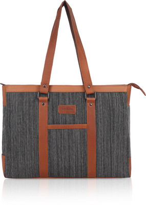 WILDHORN Grey Shoulder Bag Mélange Canvas Shoulder Bag for Women