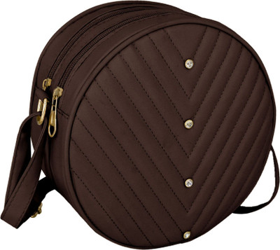 Aleem Brown Sling Bag Unique Sling Bag For Woman/Girls