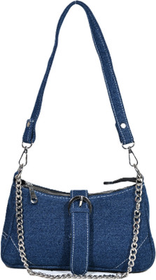 DONICY Blue Sling Bag Denim Hobo Hand bag