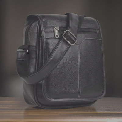 JairaJ Black Sling Bag Men Sling Bag side bag for men(S-11*11)