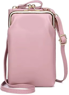 ketmart Pink Sling Bag Crossbody Cellphone Purse Small Phone Wallet for Women