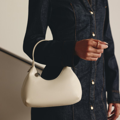 Miraggio White Sling Bag Maisie Shoulder Bag With Crossbody Sling Chain