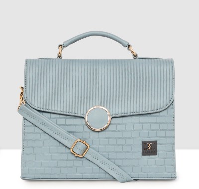 ESBEDA Blue Sling Bag Brick Embossed Sling bag