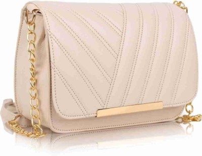 Cleto Beige Sling Bag HAMZASB_CREAM_125_18