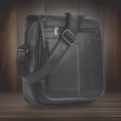 Shivra Black Sling Bag Men Sling Bag side bag for men(S-12*11)