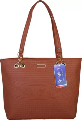 Springberry Brown Tote PLo12