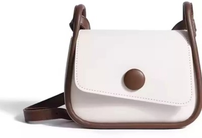 Shara Fashion White Sling Bag Stylish sling bag