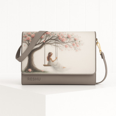 Reshu Grey Sling Bag stylish hand purse premium quality bag