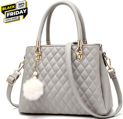 whitelifte Grey Shoulder Bag NEW LESTEST SHOULDER AND LONG HANDBAG (GREY)