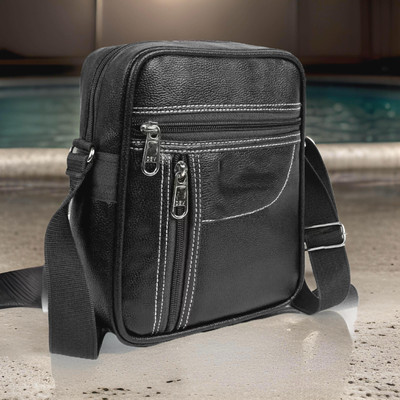 JairaJ Black Sling Bag Men Sling Bag extra large