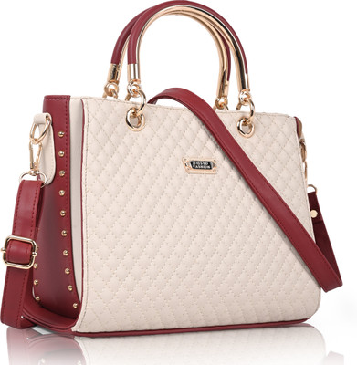 Fiesto fashion White Hand-held Bag Stich Quilted