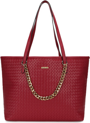 Fastrack Red Shoulder Bag Textured