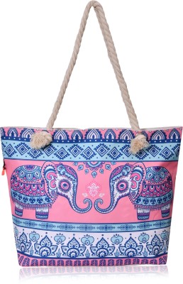 ARTISANS CREATION Blue Sling Bag Women Handmade Rajasthani Print Shoulder Tote Handbag with Handle Multipurpose