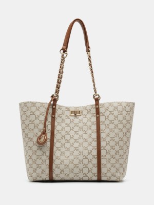 U.S. POLO ASSN. White Tote KYLIE