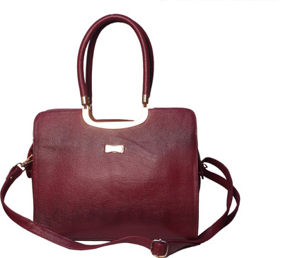 ManatLeather Red Tote ML-109-Brown