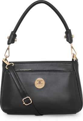 ESBEDA Black Sling Bag Puller Solid Slingbag