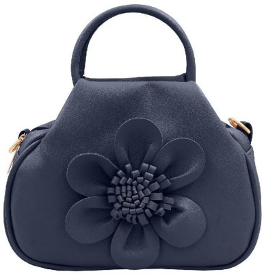 fashionraise Blue Sling Bag 3D Flower design potli style Sling bag/Hand bag/Purse