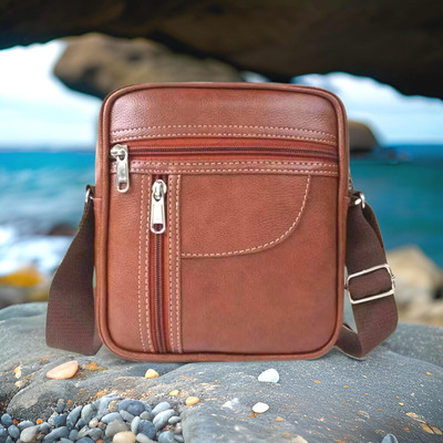 JairaJ Tan Sling Bag Men Sling Bag extra large