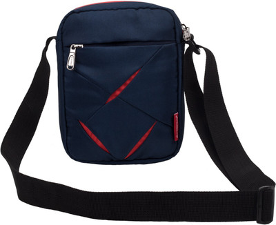 Cosmus Red Sling Bag Small Sling Bag for Men- Index-Small Bag for Mobile & Wallet