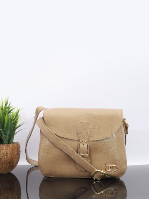Bagsy Malone Brown Sling Bag Women's Vegan Leather Sling Bag | Ladies Purse Handbag