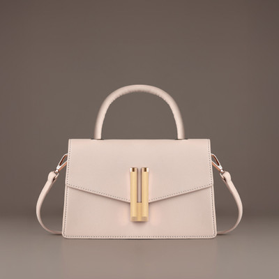 LINO PERROS Beige Sling Bag Monroe Glint