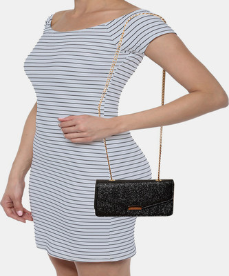 LINO PERROS Black Sling Bag LWSL00474BLACK