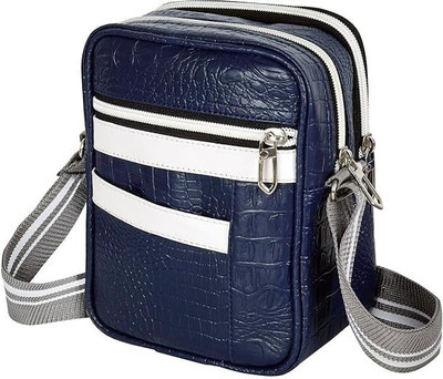 SNDIA Blue Sling Bag Stylish Body Office Business Messenger Bag